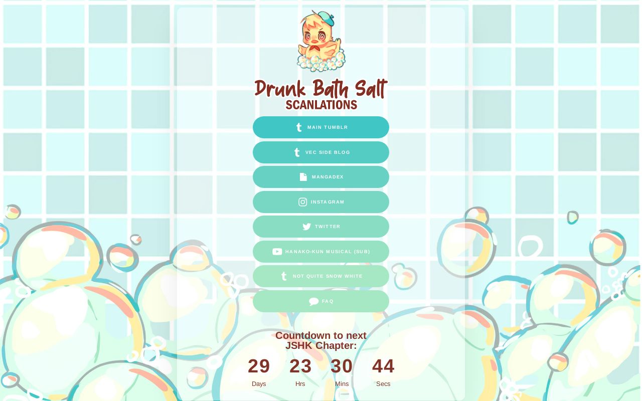 Drunk Bath Salt Scans — Volume 20 Bookstore Extras